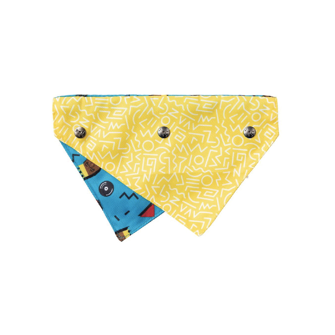 Fuzzyard Kings of Gold School Pet Bandana