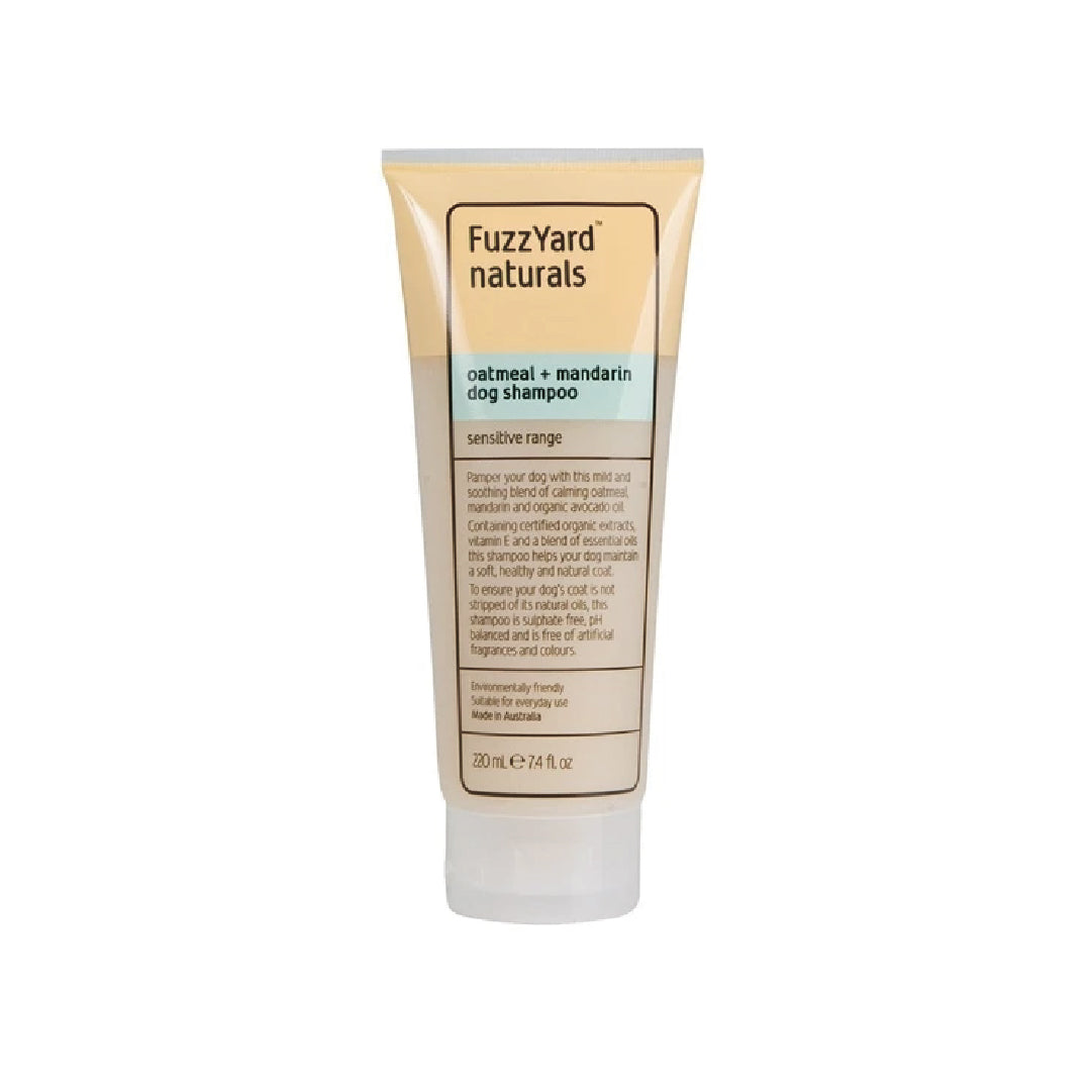 FuzzYard Oatmeal & Mandarin Sensitive Dog Shampoo (220ml)