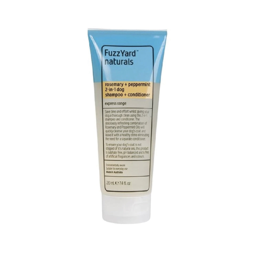 FuzzYard Rosemary & Peppermint Express 2in1 Shampoo & Conditioner (220ml)