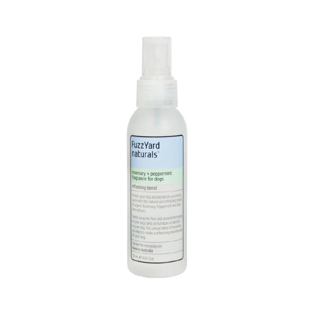 FuzzYard Rosemary and Peppermint Refreshing Dog Spray (120ml)