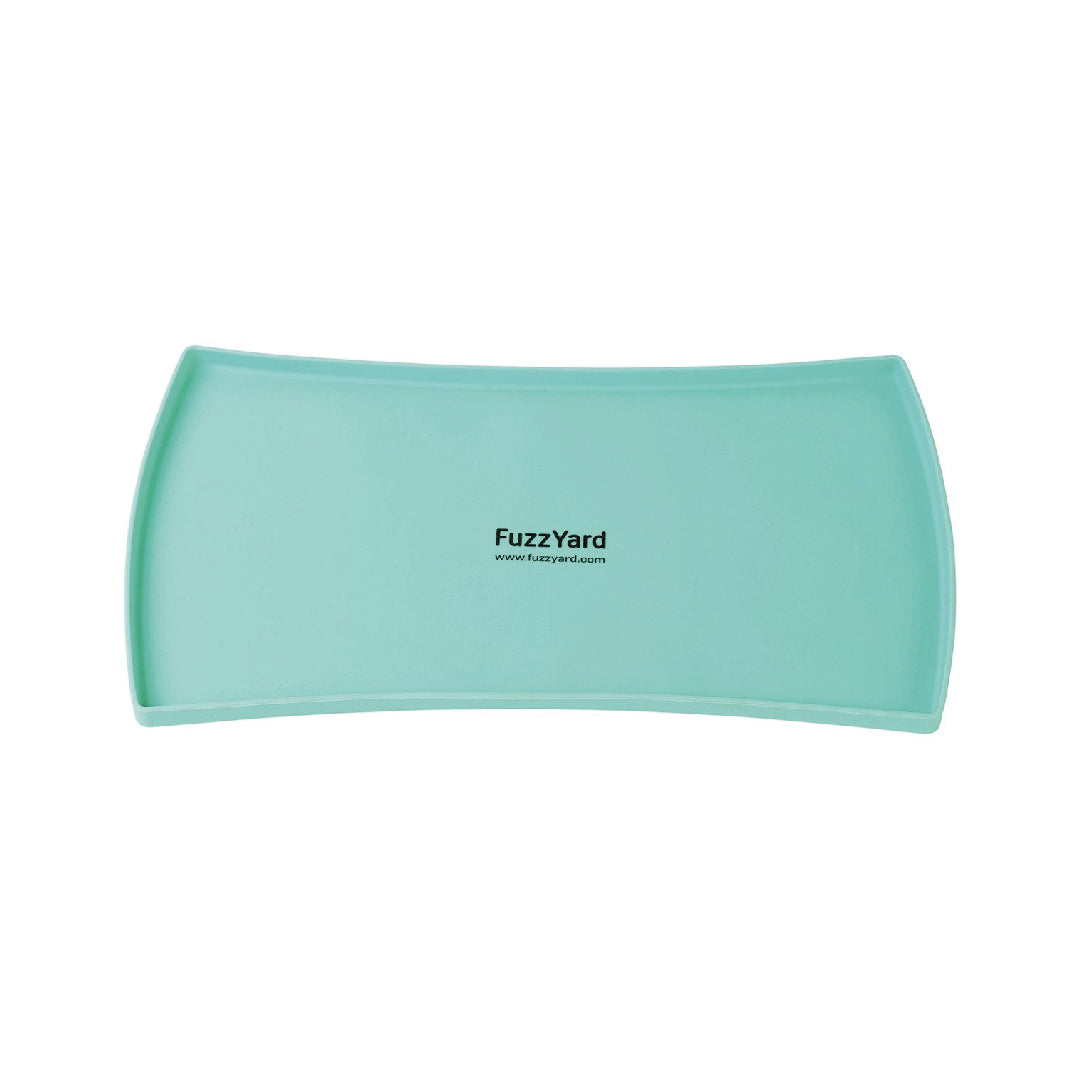 Fuzzyard Teal Silicon Feeding Mat