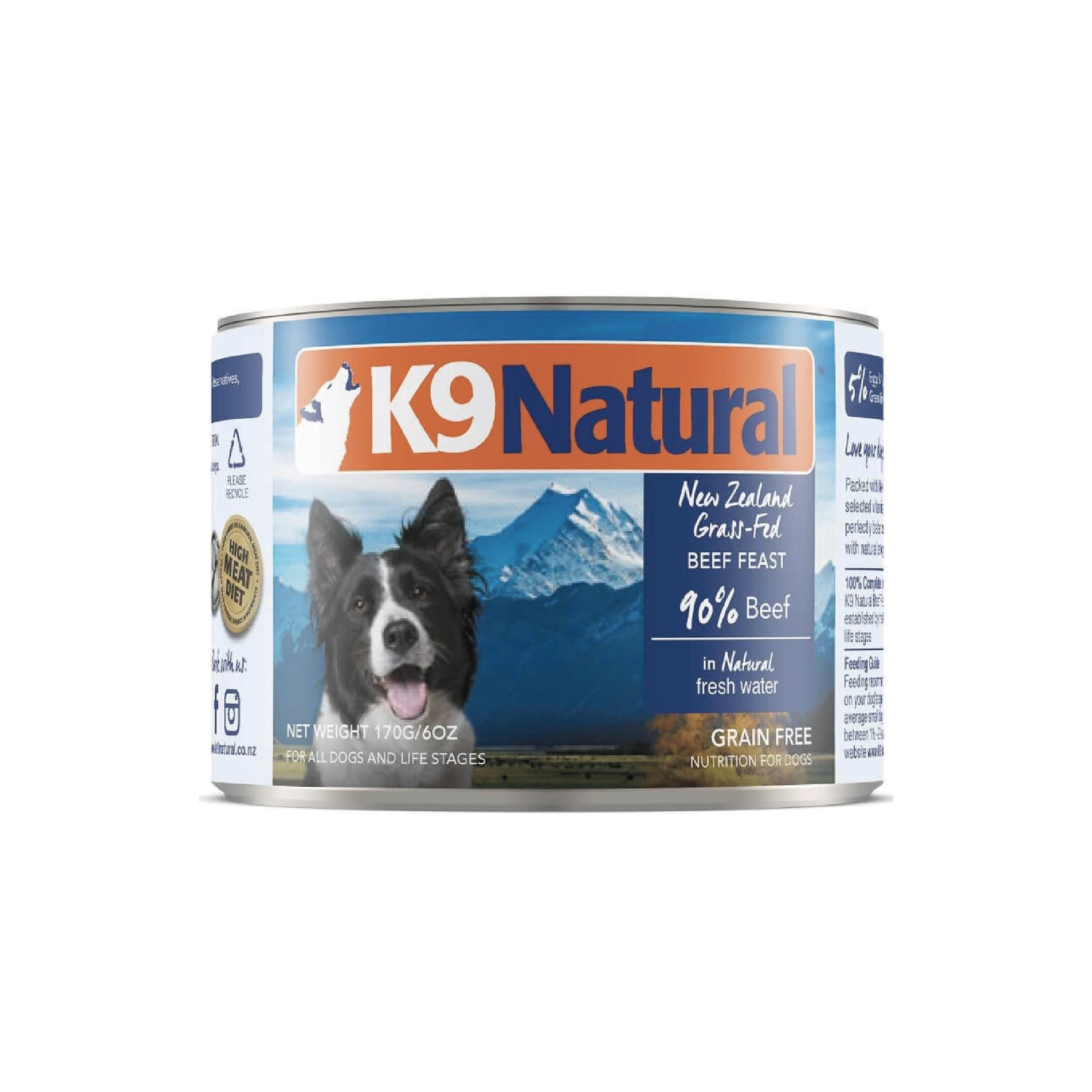 K9 Natural Beef Feast Canned Dog Food