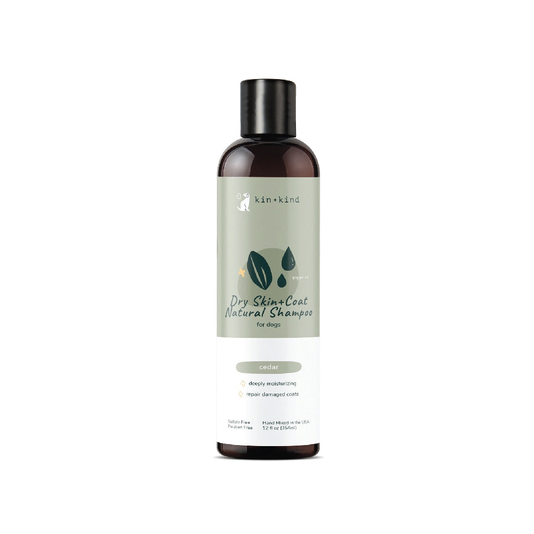 Kin+Kind Dry Skin+Coat Natural Cedar Dog Shampoo (354ml)