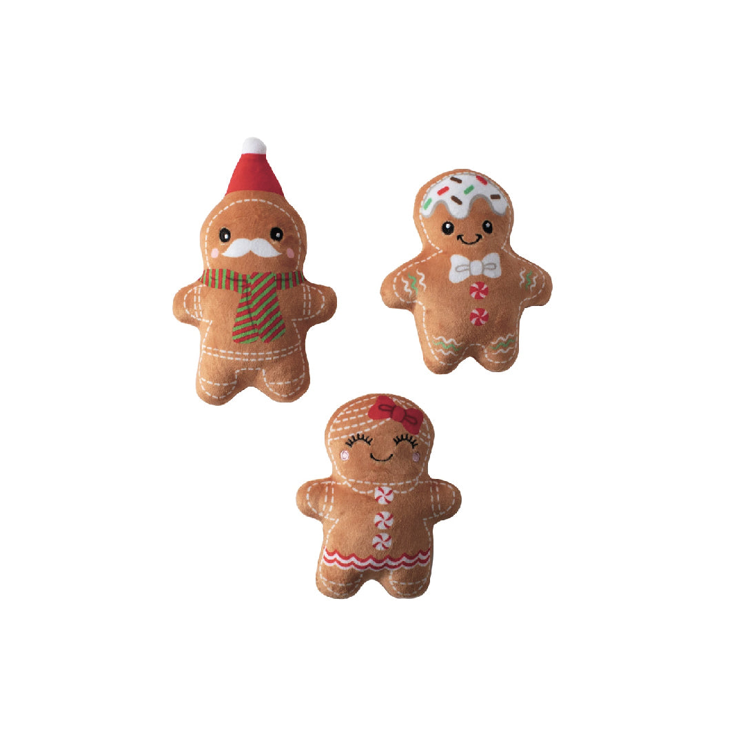 Fringe Studio Mini Gingerbread Everything Dog Plush Toy