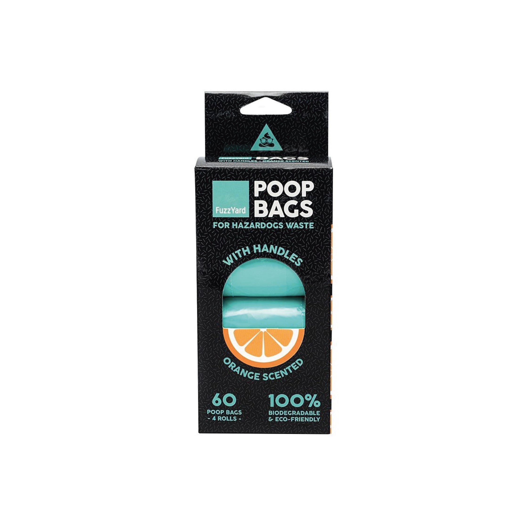 FuzzYard Orange Scented Poop Bags (60pcs)