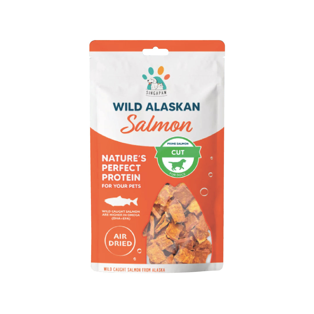 Singapaw Wild Alaskan Prime Salmon Cut Dog Treat (70g)