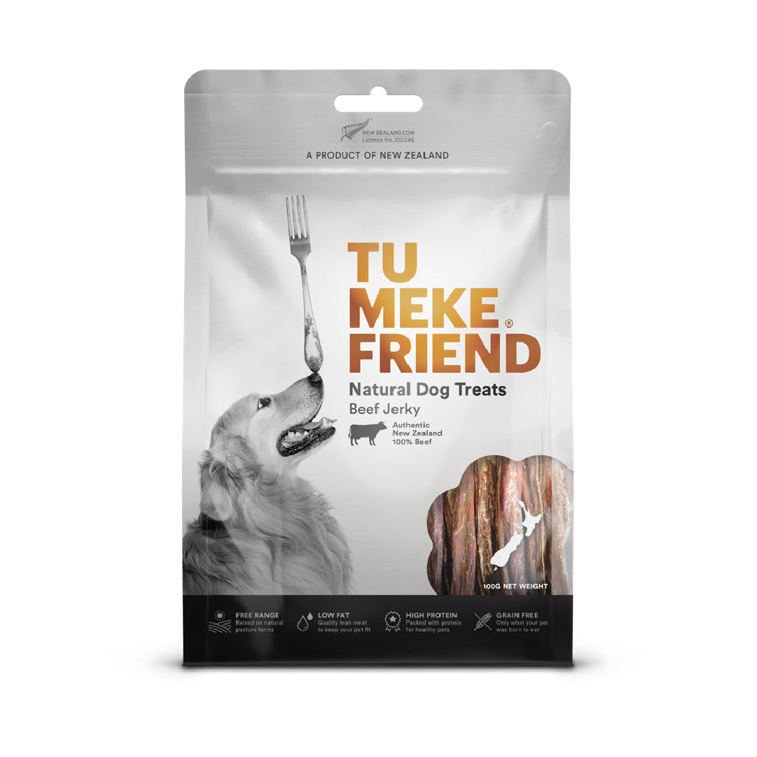 Tu Meke Friend Air Dried Beef Jerky Dog Treats (100g)