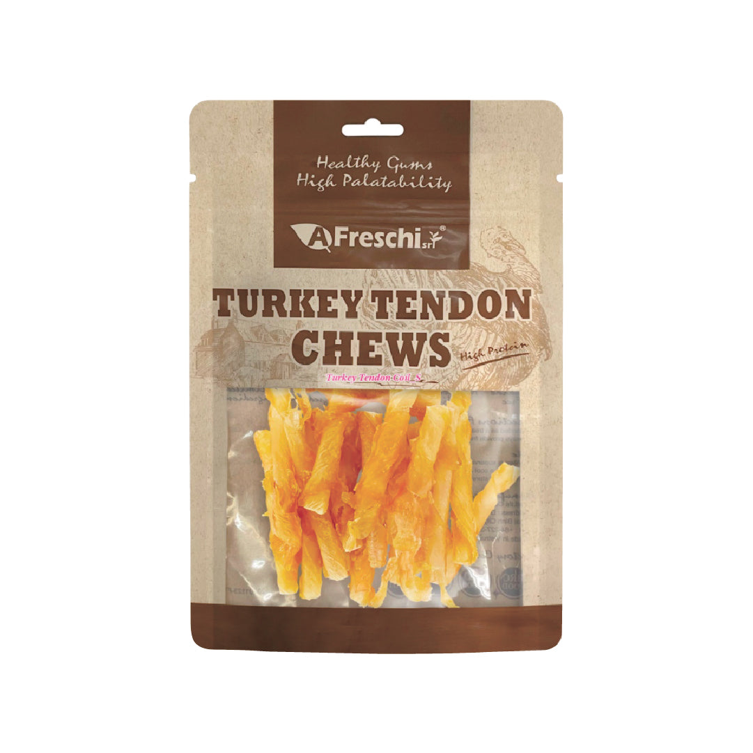 AFreschi Turkey Tendon Coil Dog Treat