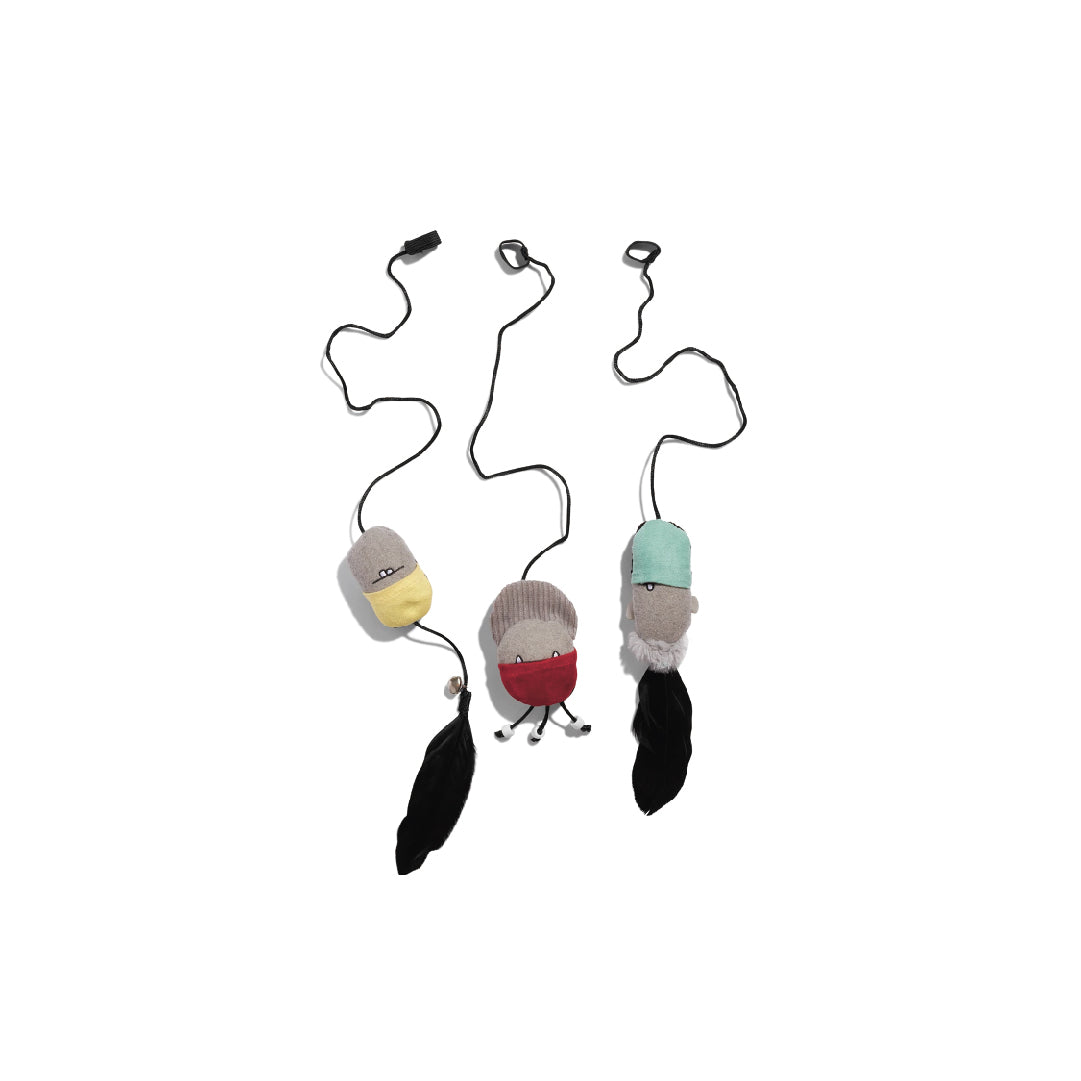 Zee.Cat Finger Puppets Trio Cat Toy