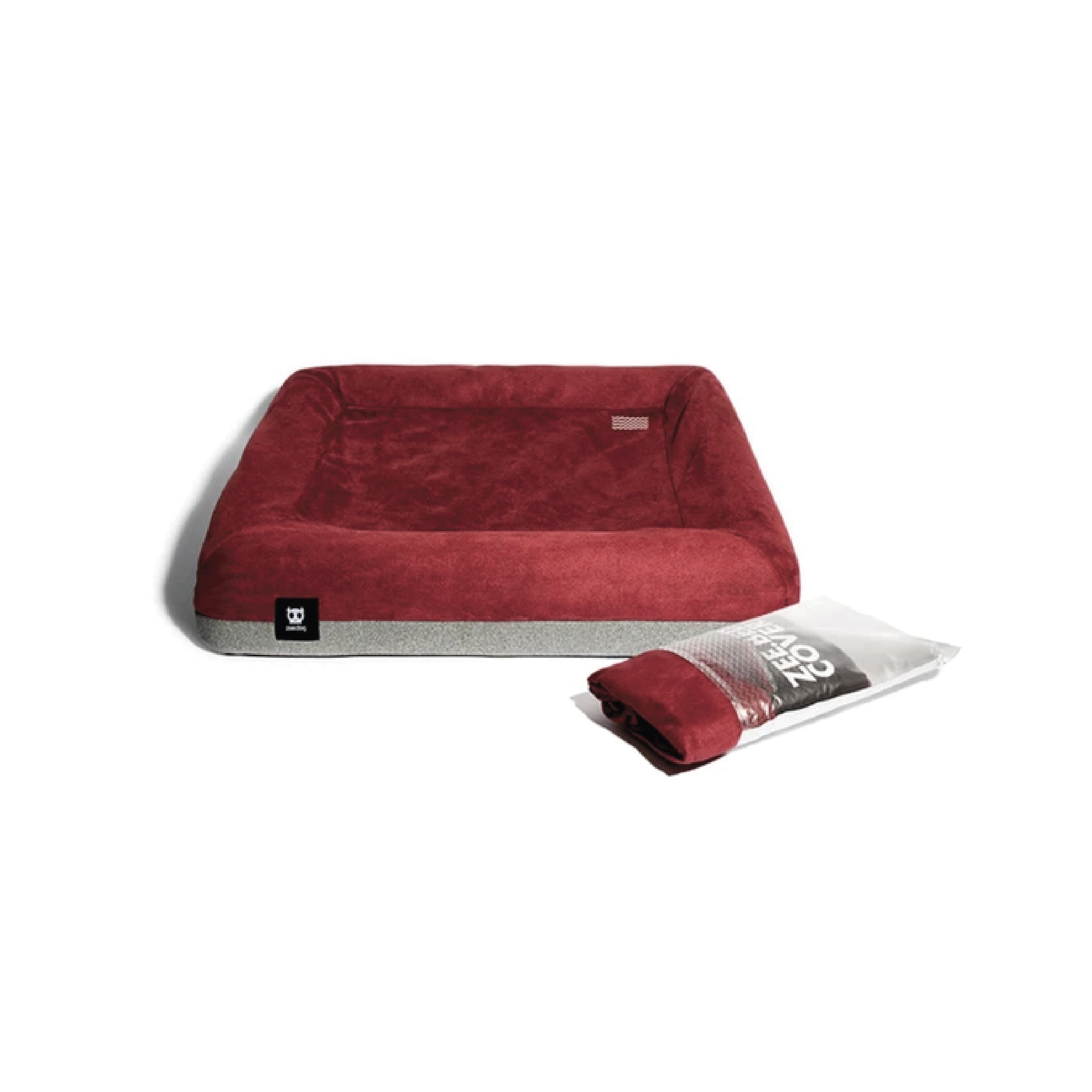 Zee.Dog Burgundy Dog Bed Cover