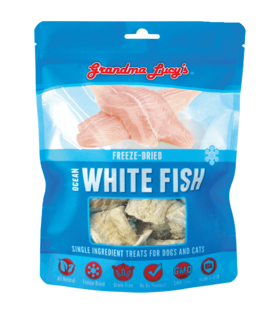 Grandma Lucy’s Freeze Dried White Fish Cat & Dog Treats (71g)