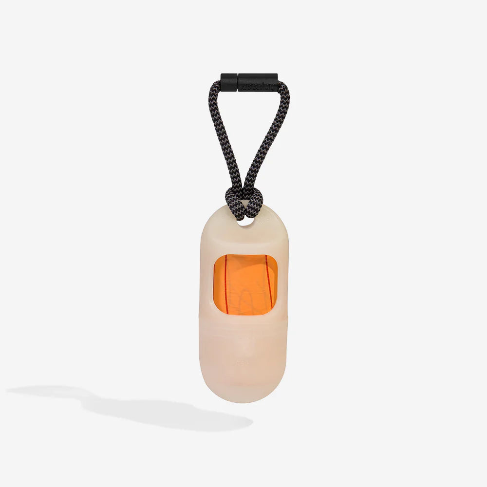 Zee.dog Poop Bag Dispenser (Black/Transparent/Glow in the dark)