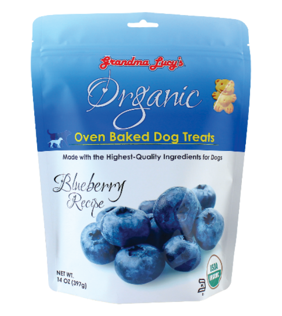 Grandma Lucy’s Organic Oven Baked Blueberry Dog Treats (397g)