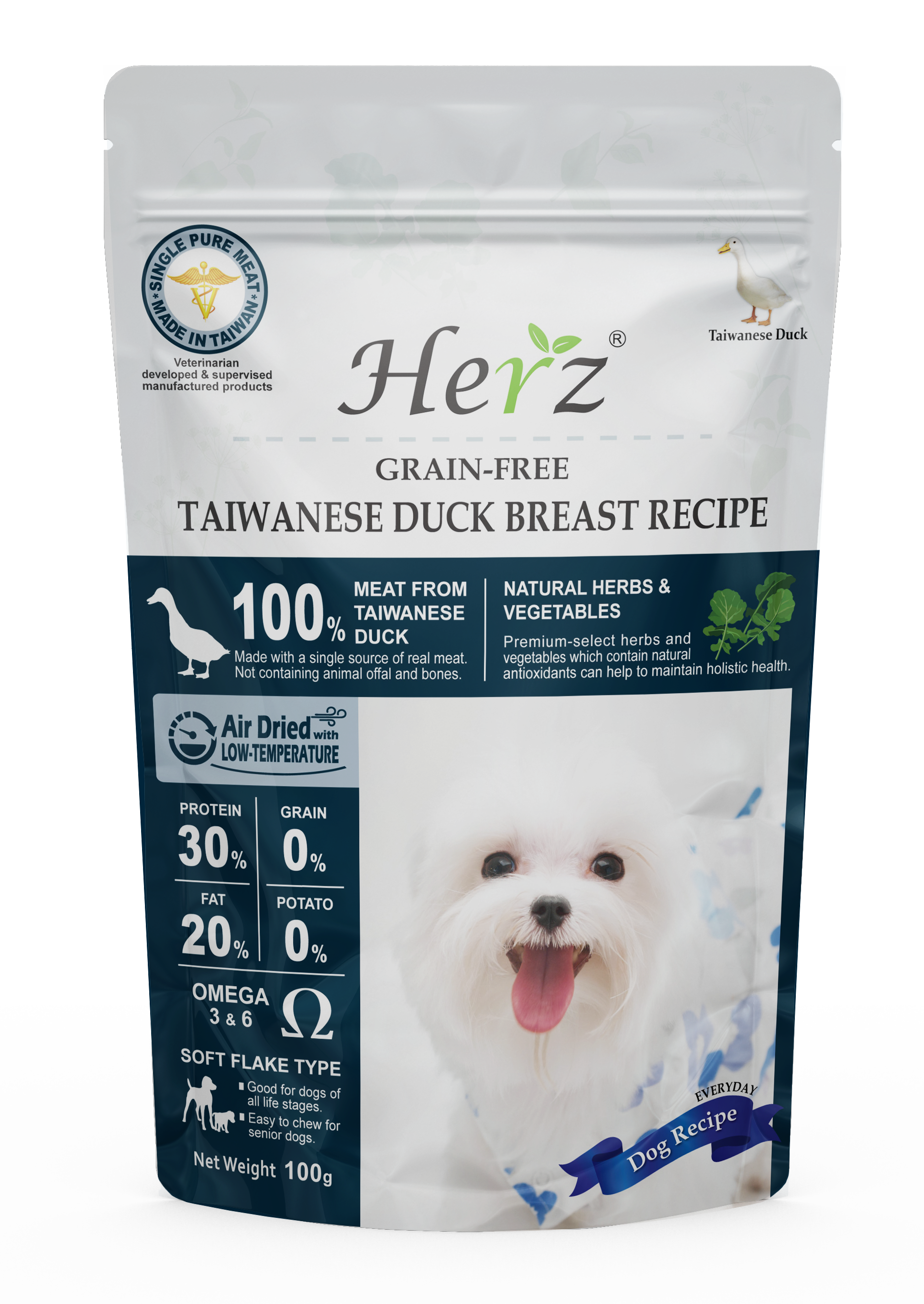 Herz Grain Free Taiwanese Duck Breast Recipe (100g)