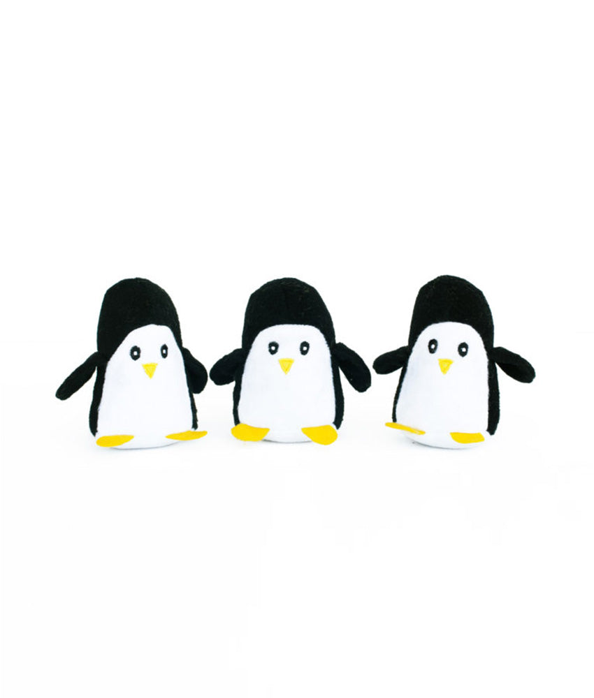 Zippypaws Miniz 3-Pack Penguins