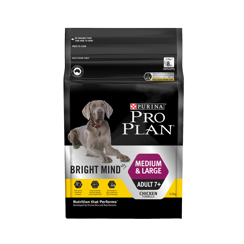 Pro Plan® Bright Mind Adult 7+ Medium & Large Dry Dog Food (2.5kg)