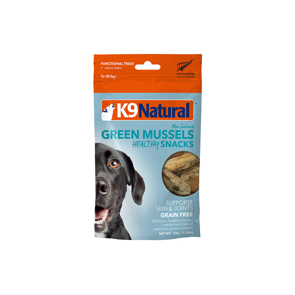 K9 Natural Freeze Dried NZ Green Mussels Healthy Snack (50g)