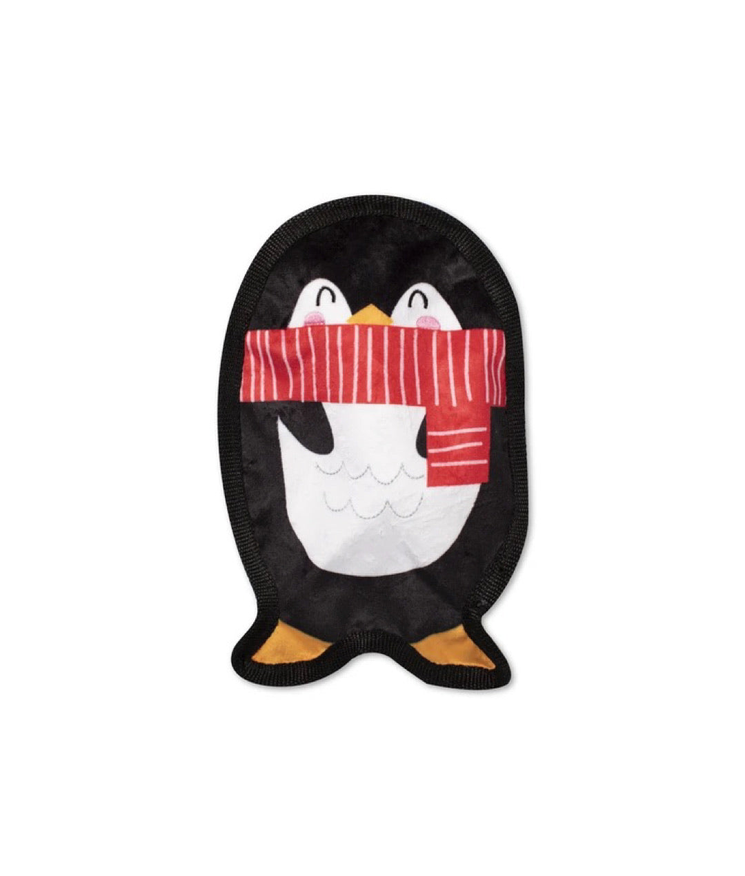 Fringe Studio UnStuffed Holiday Penguin Squeaky Dog Toy