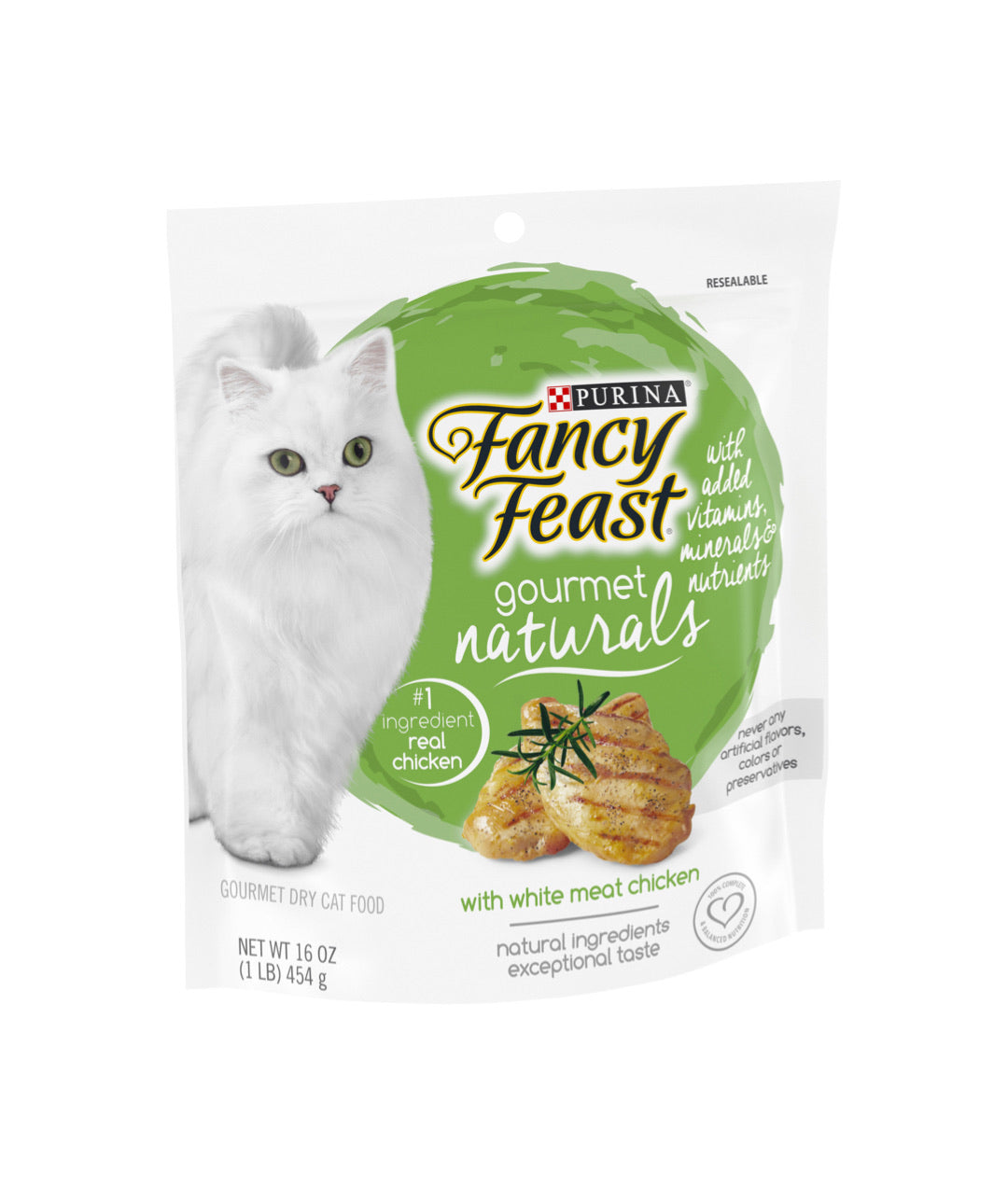 Fancy Feast Gourmet Naturals with White Meat Chicken (454g)