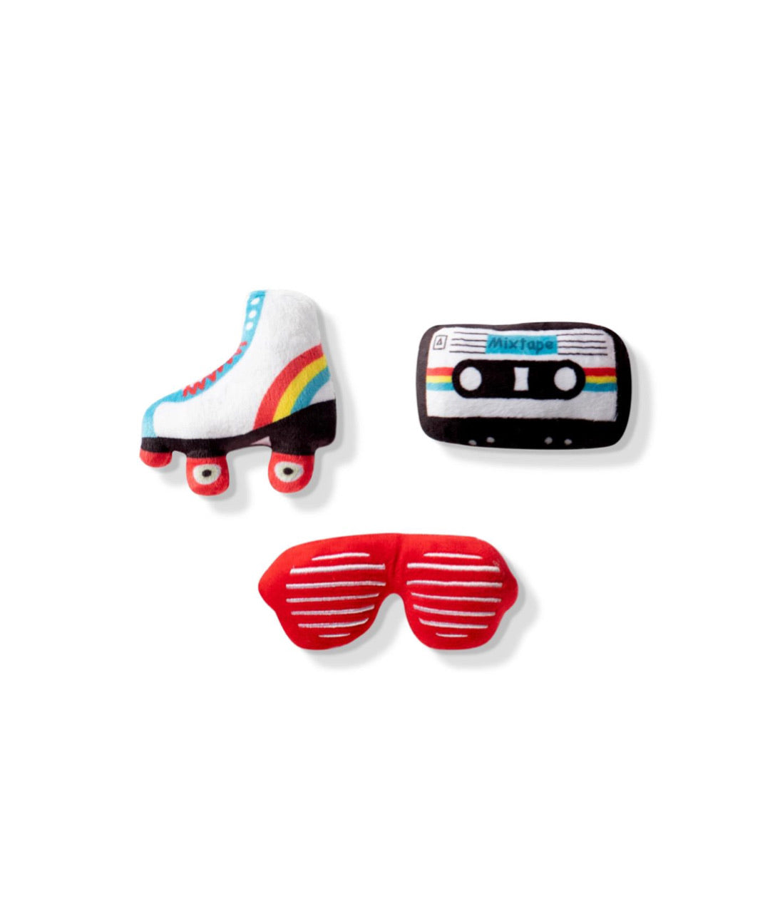 Fringe Studio Toy Box Mini 80’s Icons Squeaky Plush Toy