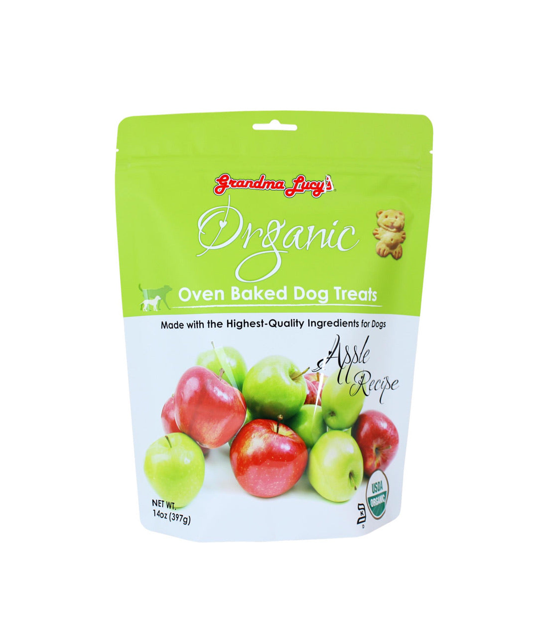Grandma Lucy’s Organic Oven Baked Apple Dog Treats (397g)