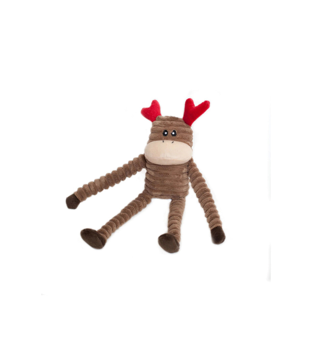 Zippypaws Holiday Crinkle - Reindeer Small