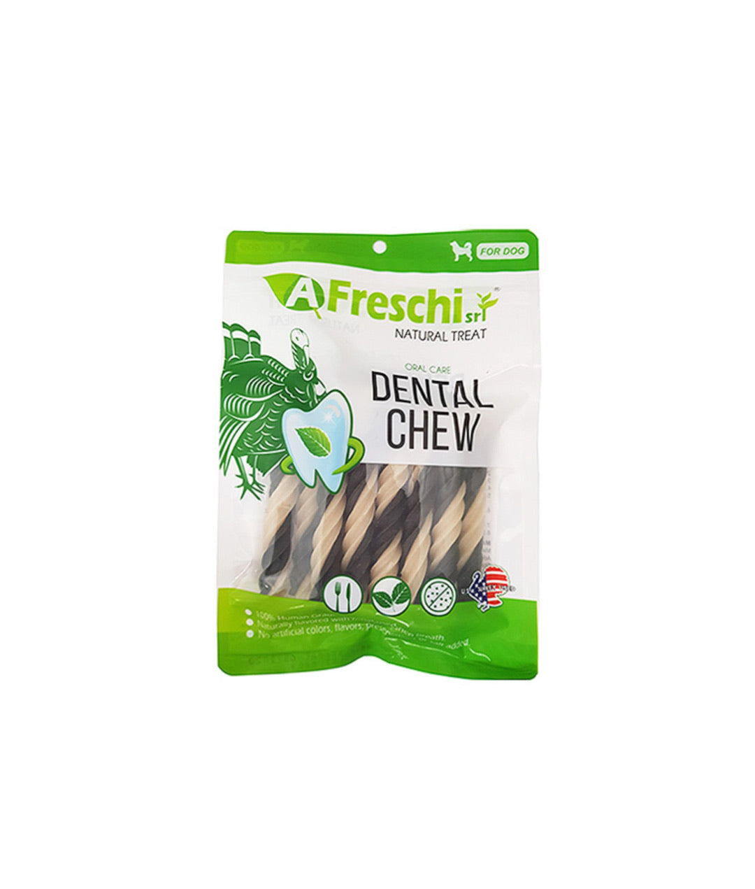 AFreschi Twisted Dental Chew Turkey & Calcium