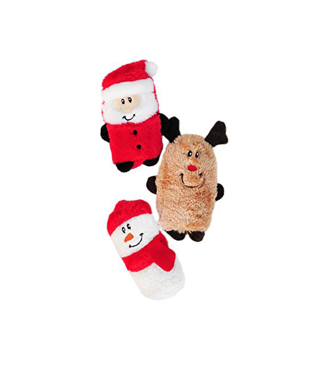 Zippypaws Holiday Squeakie Buddie 3-pack
