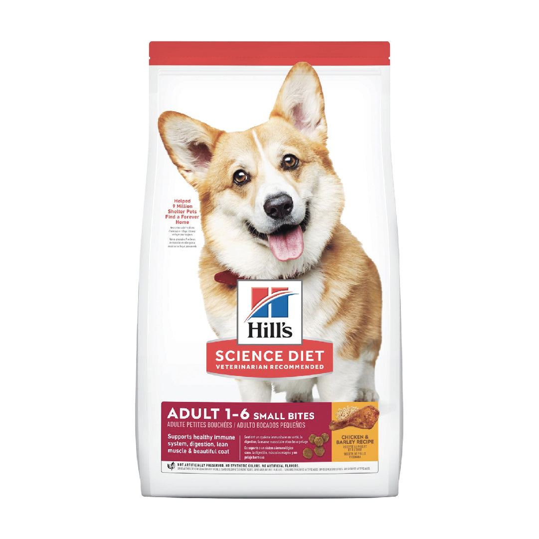 Hill's Science Diet Adult Small Bites Chicken & Barley Dry Dog Food