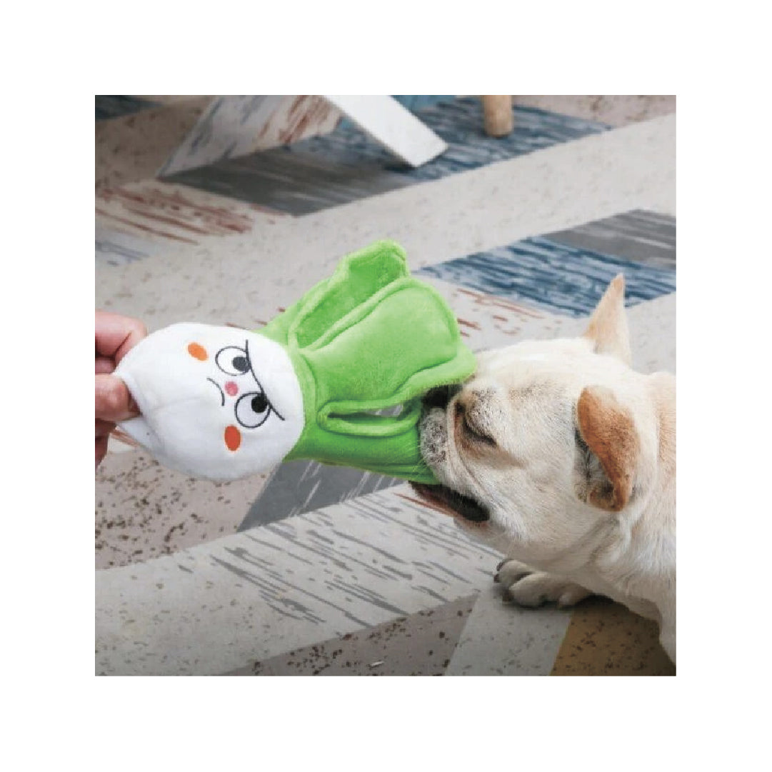 HugSmart Feisty Veggie – Bok Choy Nosework Dog Toy