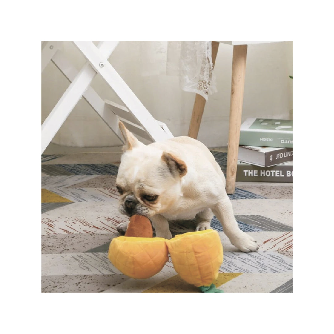 HugSmart Fruity Critterz - Pineapple Nosework Dog Toy