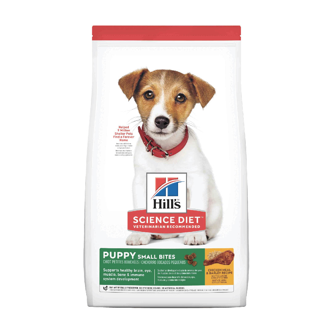 Hill's Science Diet Puppy Small Bites Chicken Meal & Barley Dry Dog Food