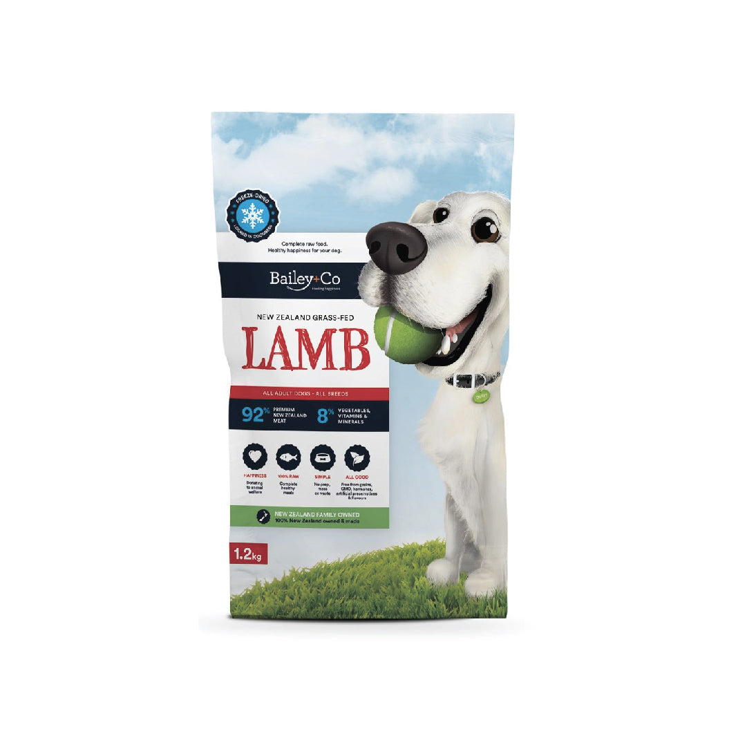 [2 FOR 25% OFF] Bailey & Co New Zealand Grass-Fed Lamb Dog Food (1.2kg)