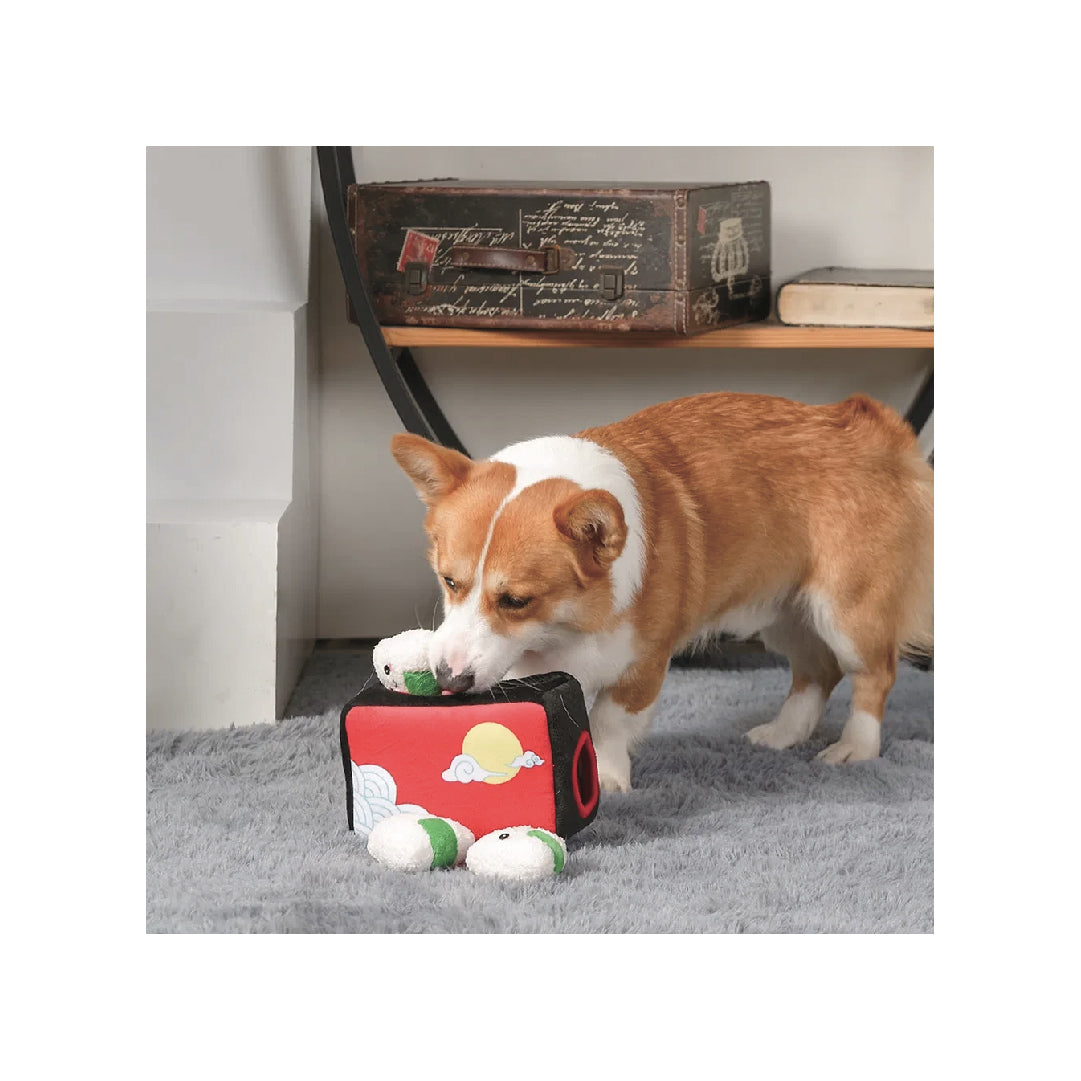 HugSmart Foodie Japan Bento Box Dog Toy