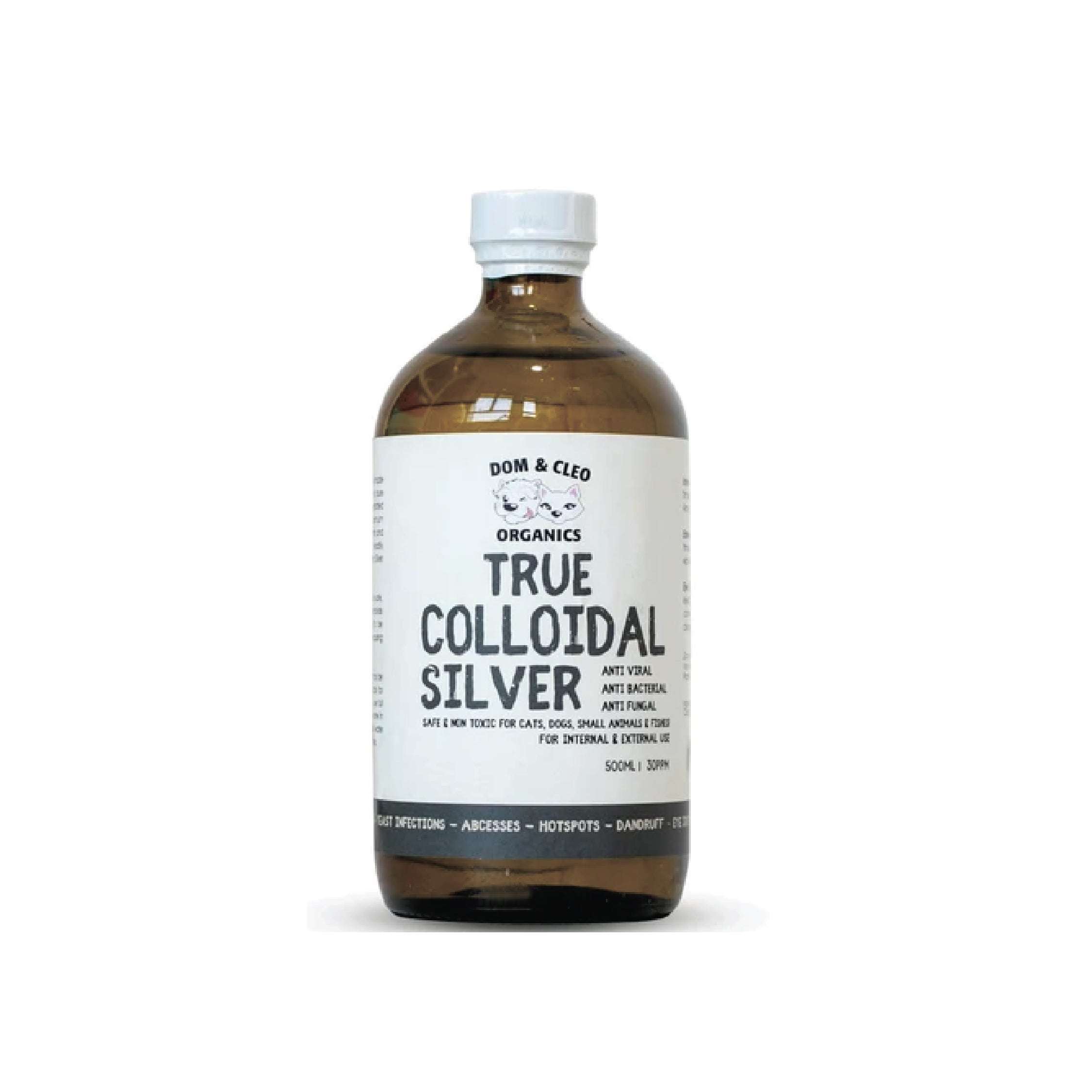 Dom & Cleo Colloidal Silver (500ml & 1 Litre)