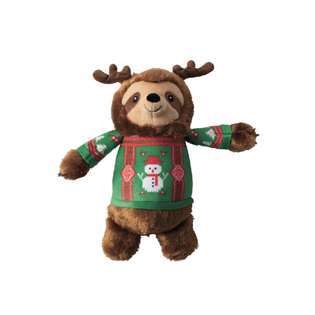 Fringe Studio Feelin' Festive Holiday Sloth Dog Plush Toy