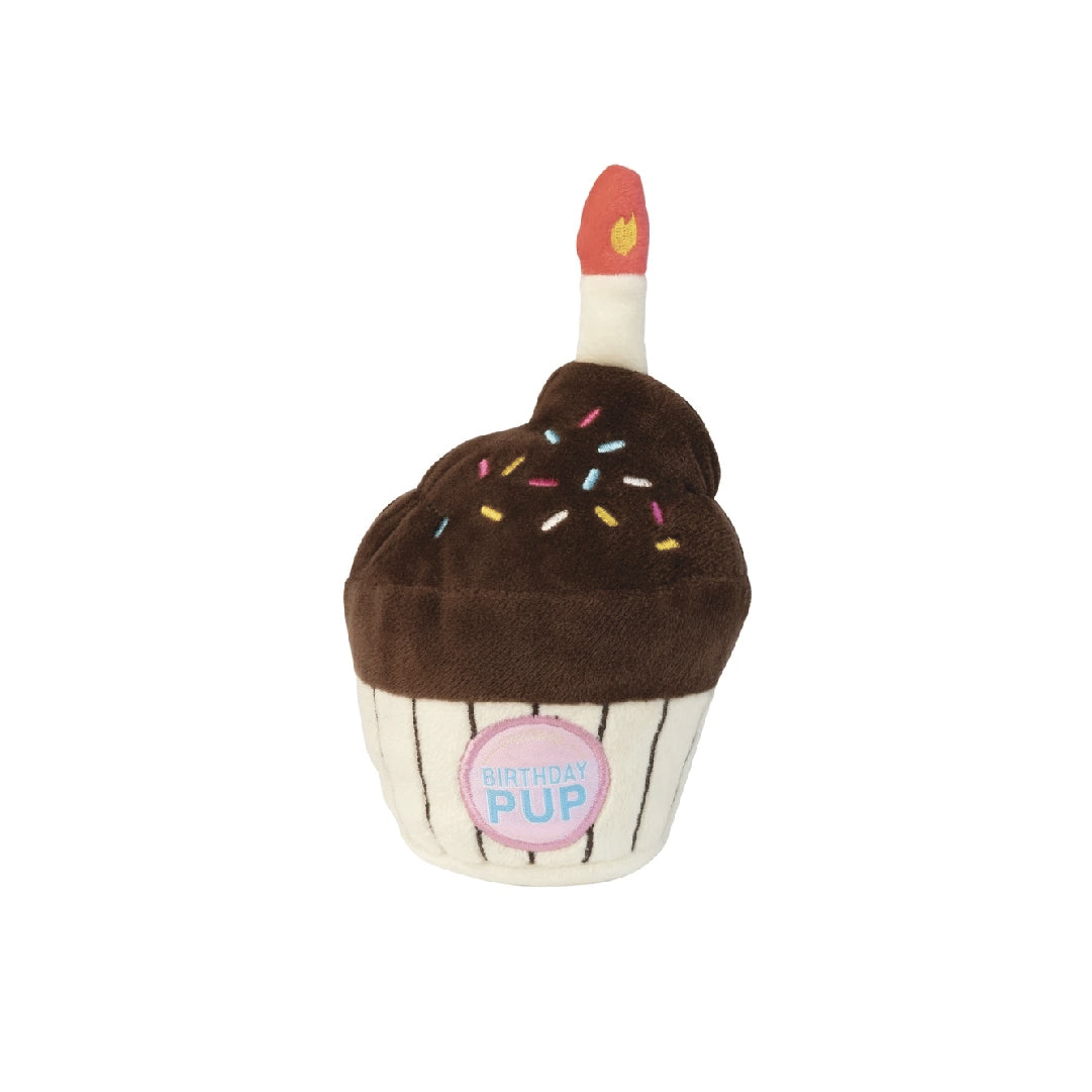 Fuzzyard Birthday Cupcake Plush Dog Toy