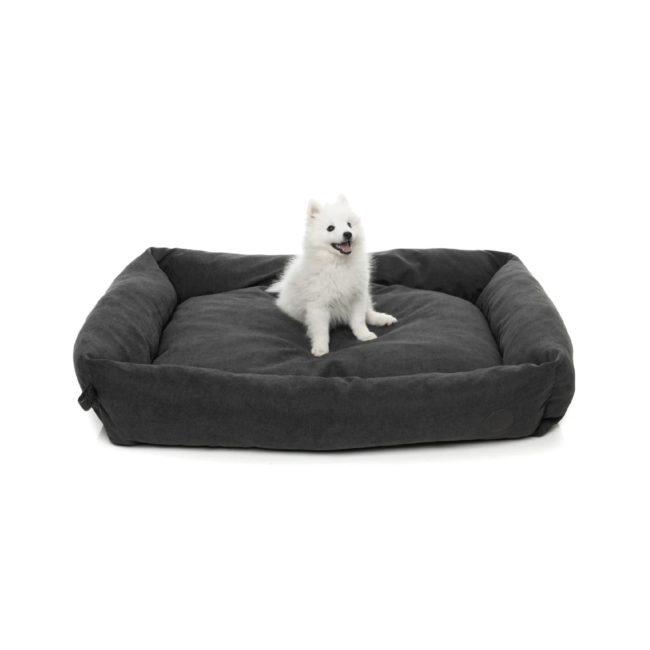 FuzzYard The Lounge Charcoal Dog Bed