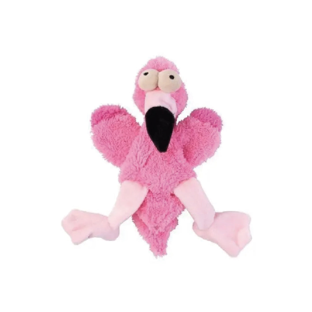 FuzzYard Flat Out Nasties Dog Toy (Flo The Flamingo)