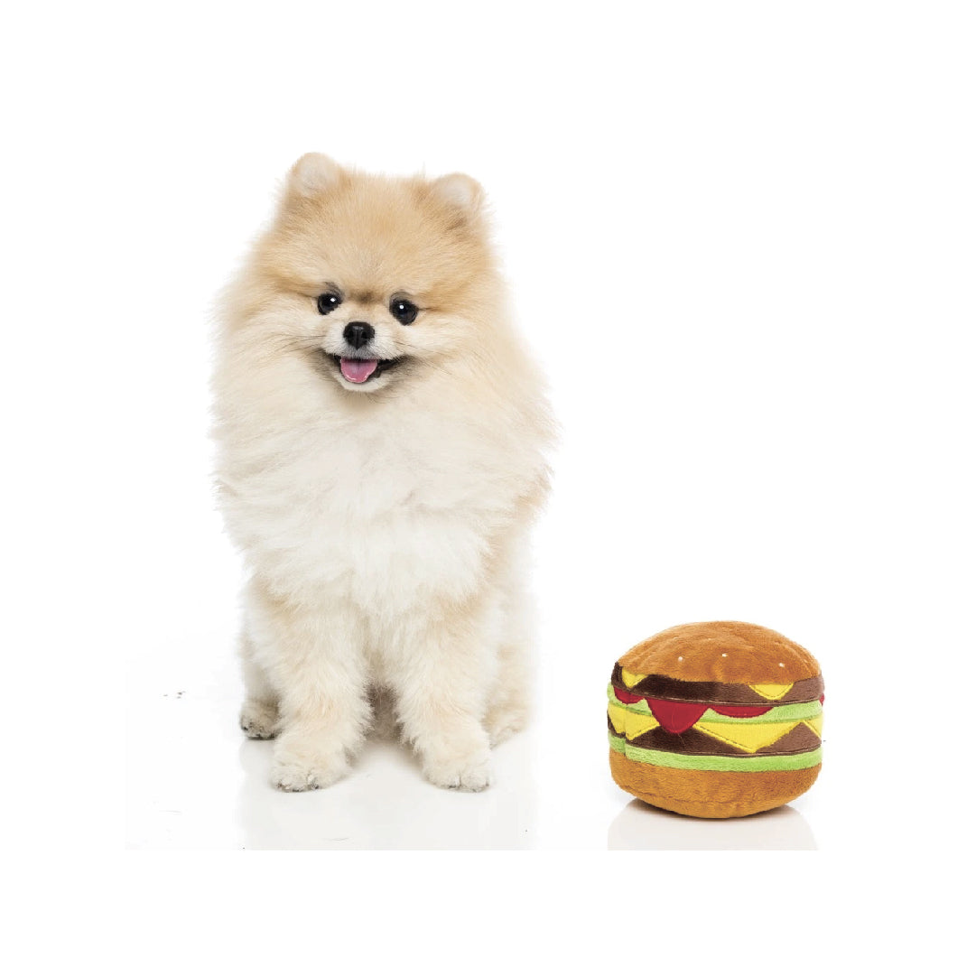 Fuzzyard Hamburger Dog Plush Toy