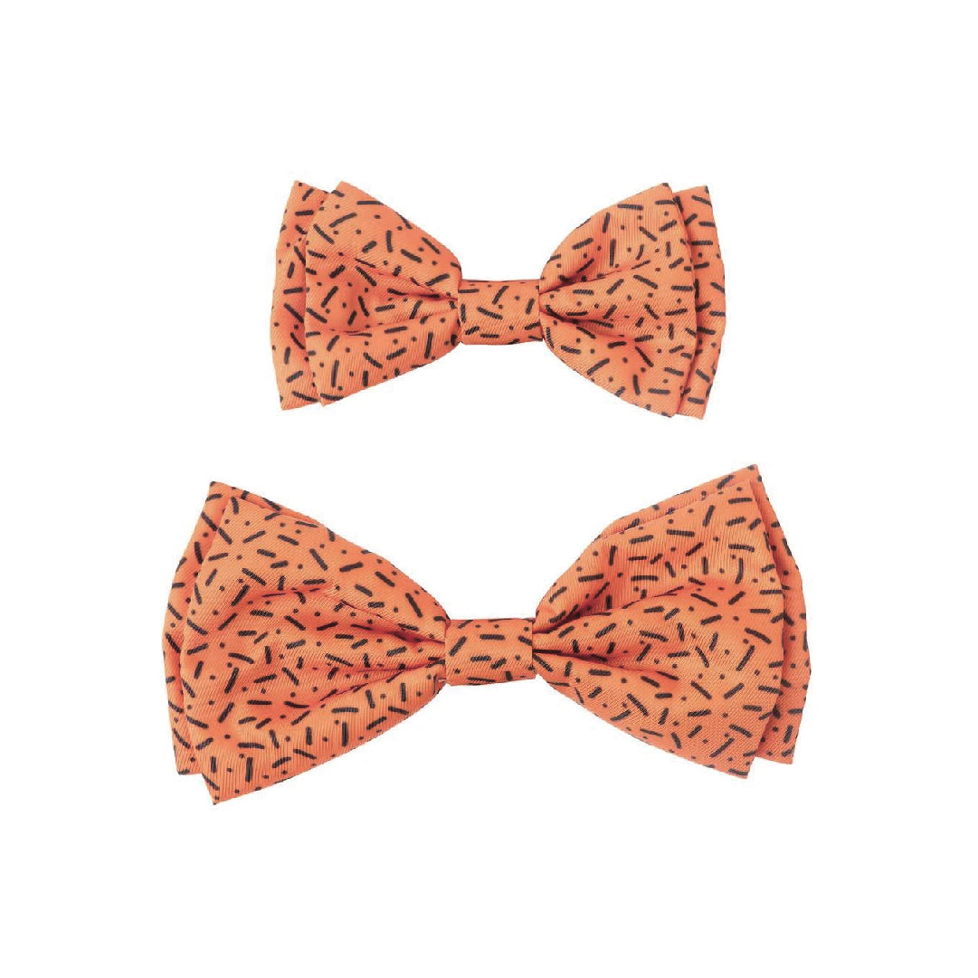 FuzzYard Orange Pet Bow Tie