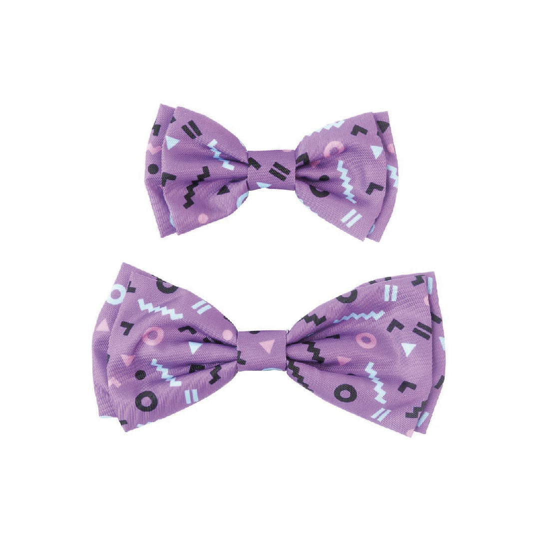 FuzzYard Purple Pet Bow Tie