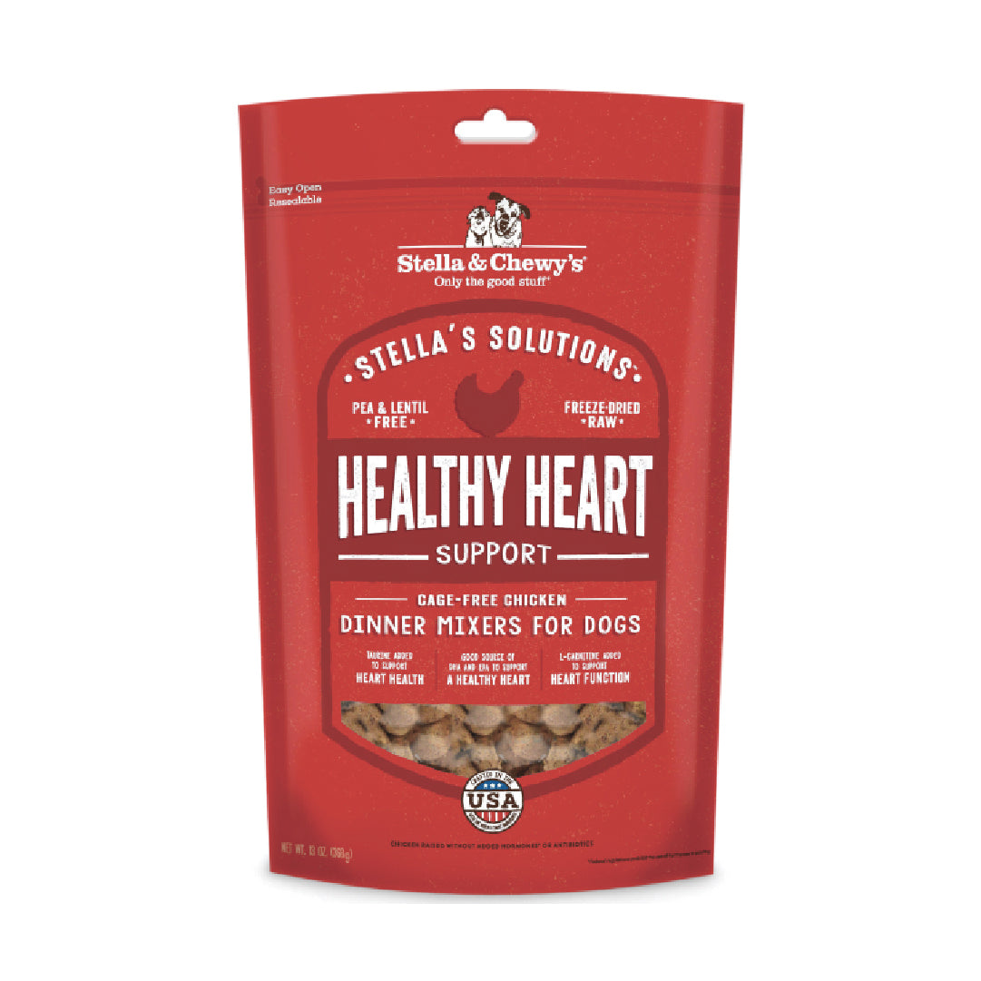 Stella & Chewy’s Stella’s Solutions Healthy Heart Support Freeze-Dried Dog Food (13oz)