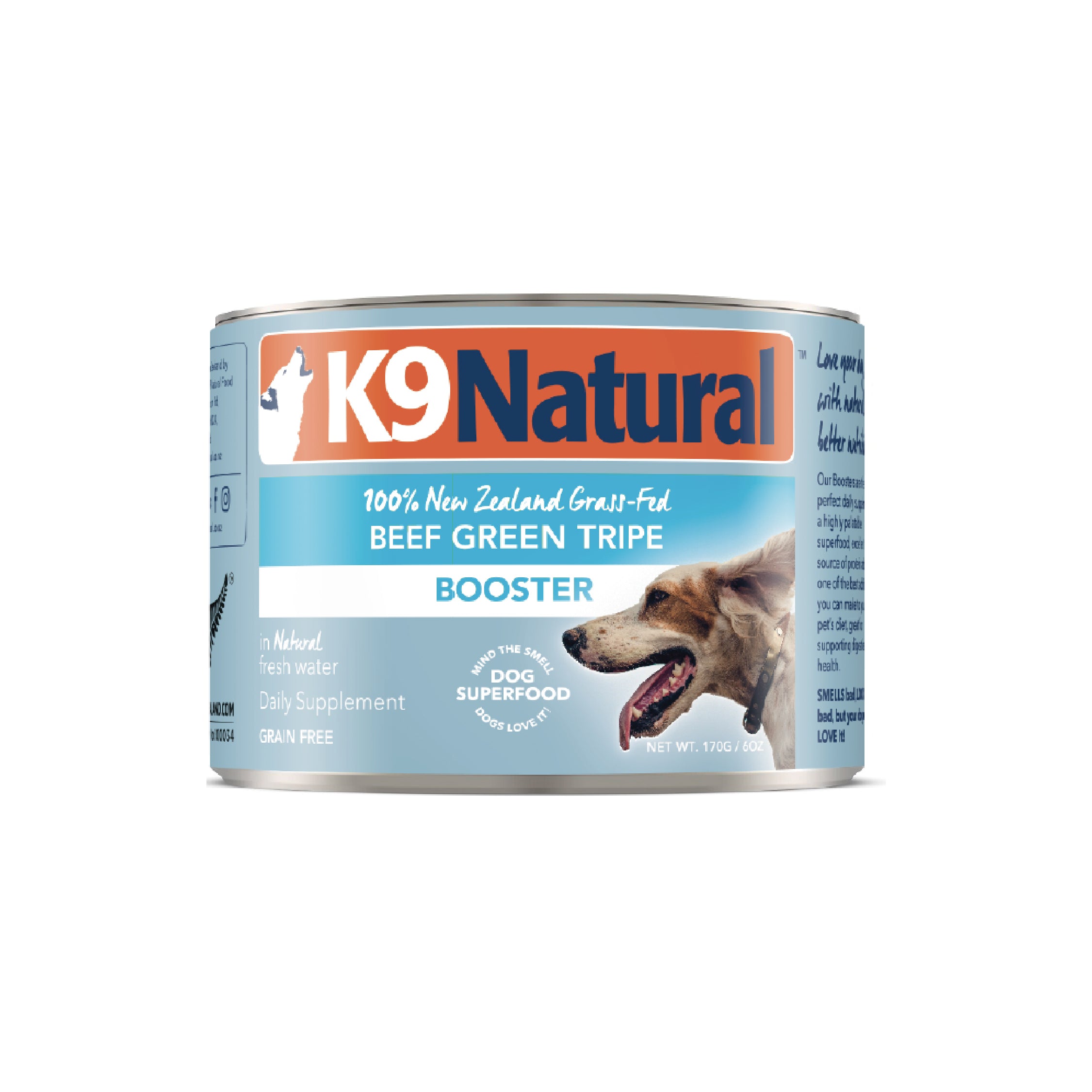 K9 Natural Beef Green Tripe Booster Grain-Free Canned Dog Food