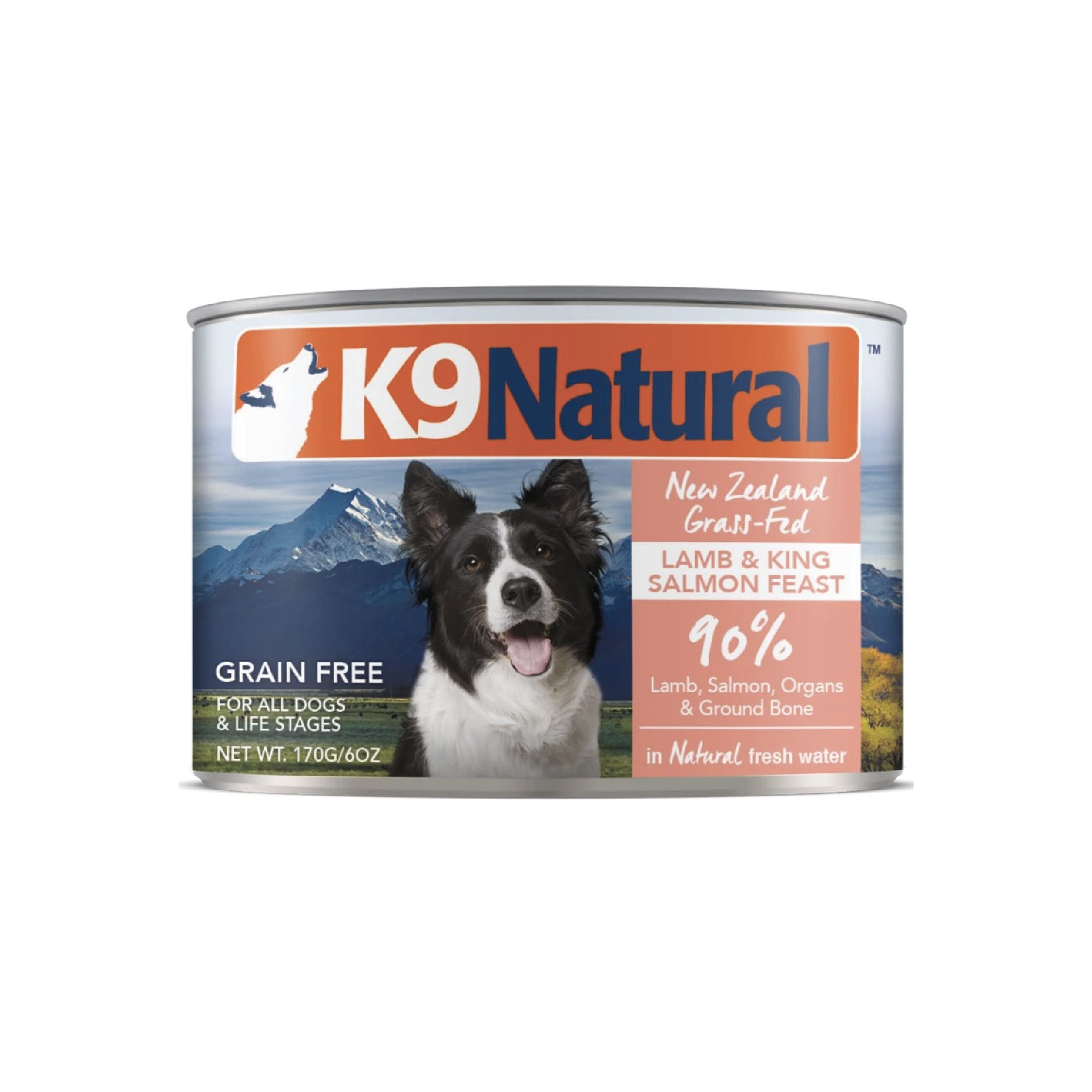 K9 Natural Lamb & King Salmon Feast Grain-Free Canned Dog Food