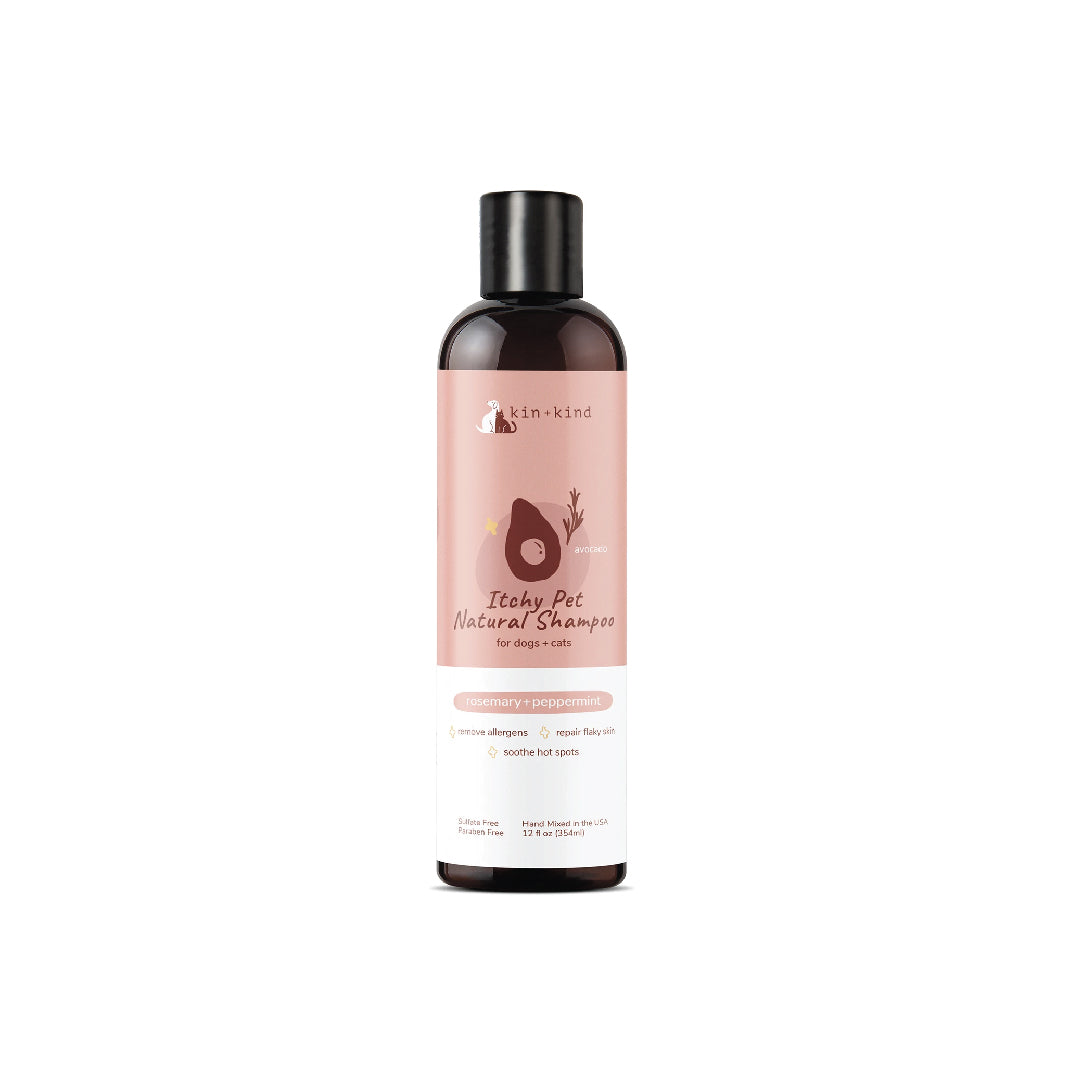 Kin+Kind Itchy Pet Natural Shampoo - Rosemary+Peppermint (12oz)