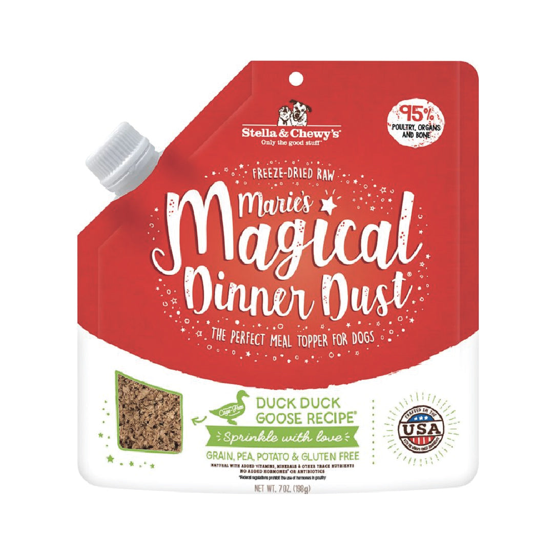 Stella & Chewy’s Marie’s Magical Dinner Dust Duck Freeze-Dried Raw Dog Food (7oz)