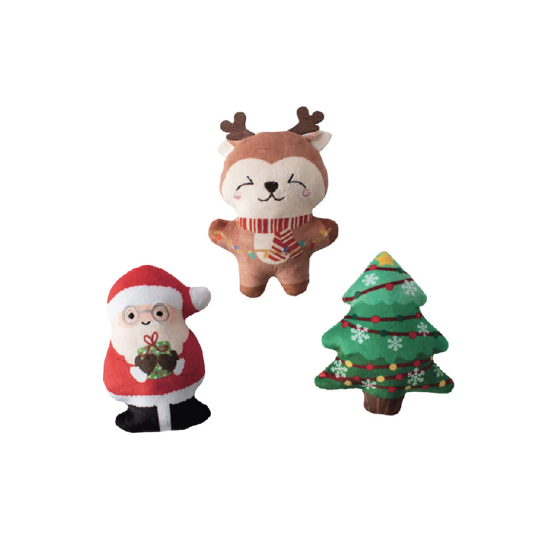 Fringe Studio Mini Merry and Bright Dog Plush Toy