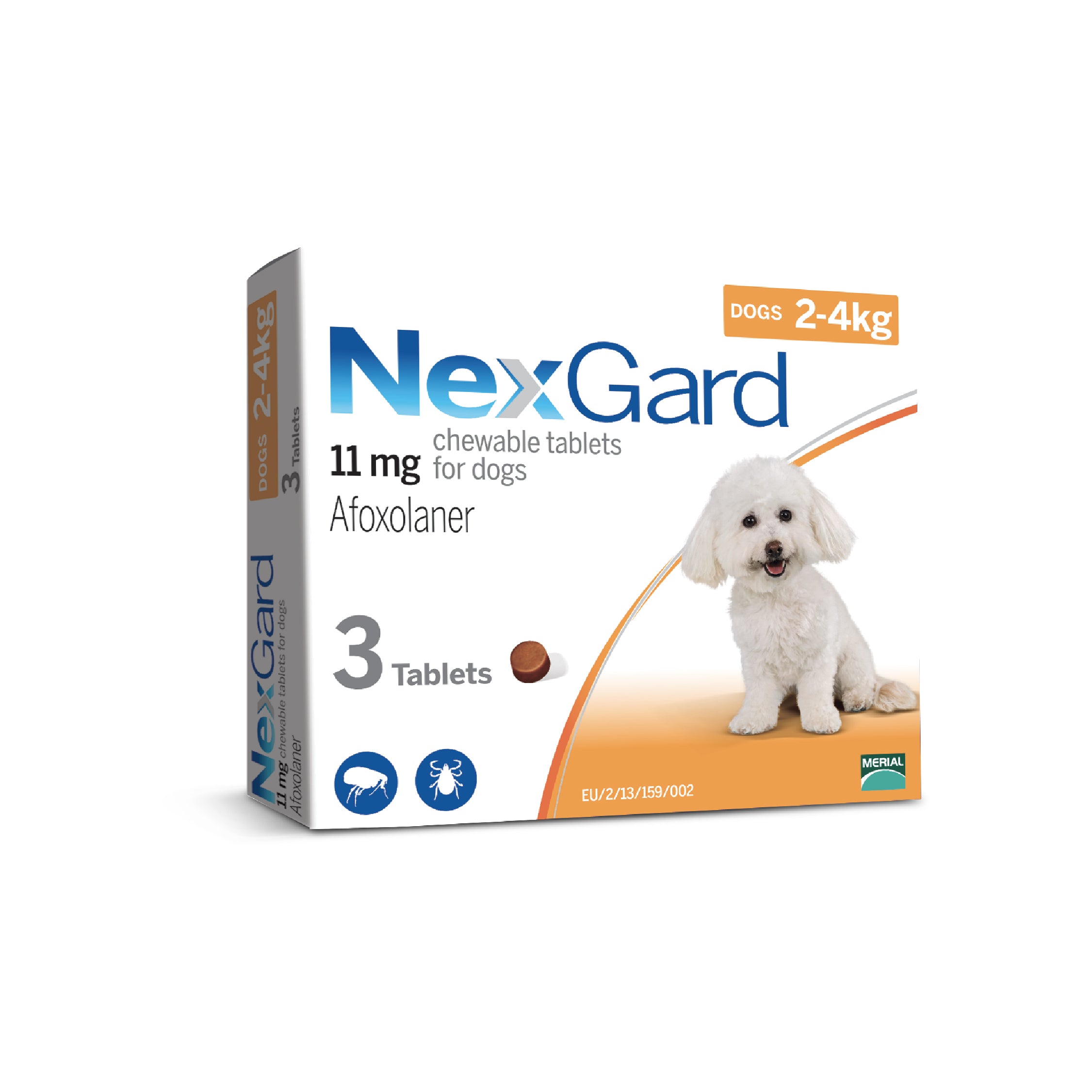 NexGard Flea & Tick Chews For Extra Small Dogs (2–4kg)