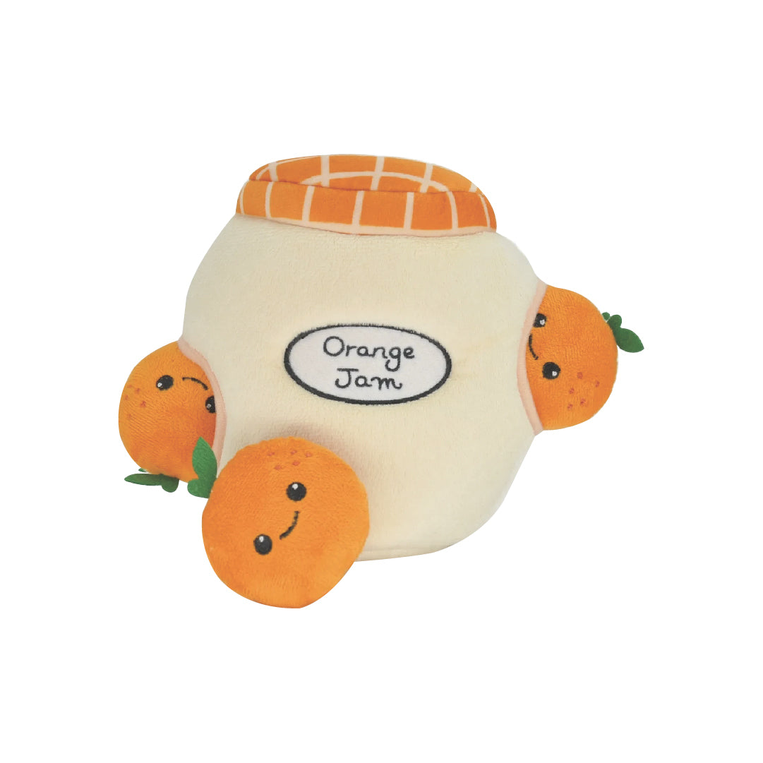 HugSmart Jammy Jam Orange Jam Dog Toy